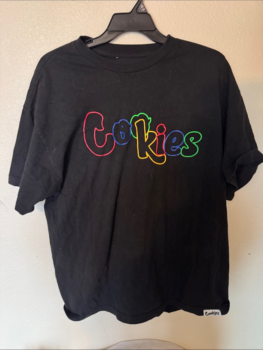 Cookies Black Short-Sleeve Logo Tee